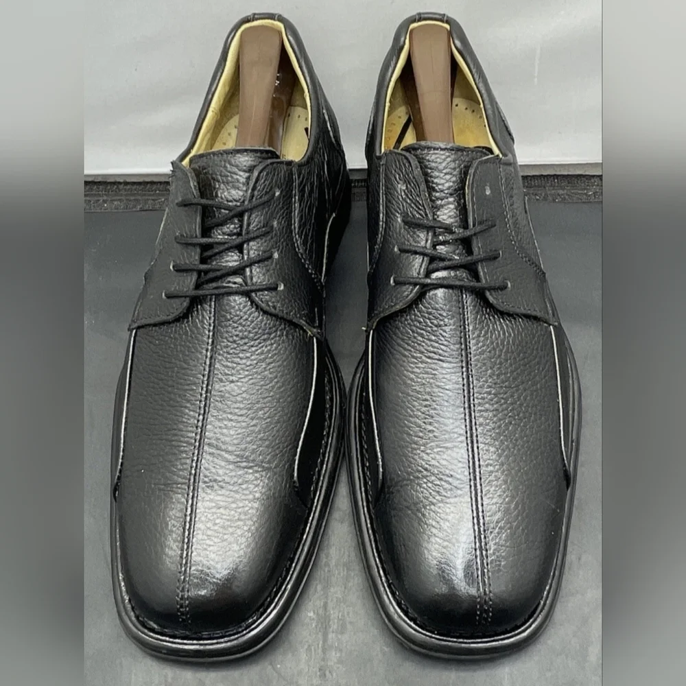Belvedere Elegant Black Leather Oxfords for Men